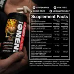 JNX SPORTS THE OMEN FAT BURNER 100 VEG CAPSULES - Image 4
