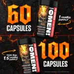 JNX SPORTS THE OMEN FAT BURNER 100 VEG CAPSULES - Image 9