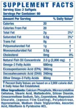 RONNIE COLEMAN OMEGA-3 XS FISH OIL 120 SOFTGELS - Image 2