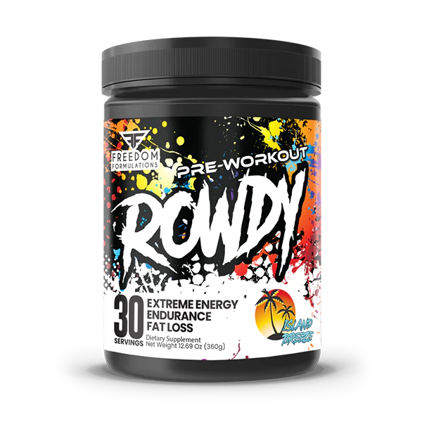FREEDOM FORMULATION ROWDY PREWORKOUT 30 SERVING