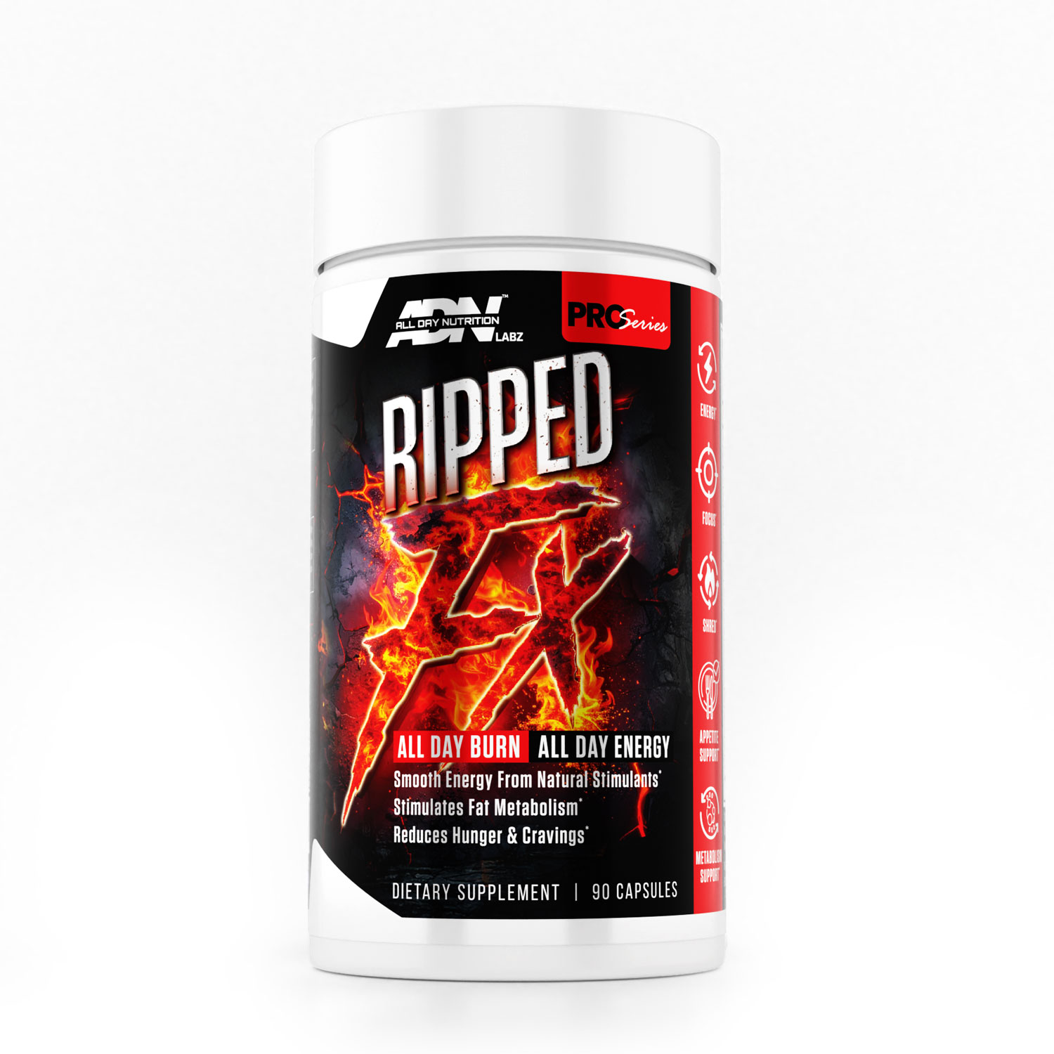 ALL DAY NUTRITION (ADN LABZ) RIPPED FX FAT BURNER 90 CAPSULES