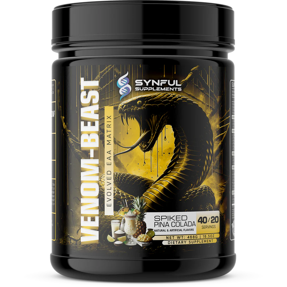 Synful Supplements Venom Beast: Anabolic EAAs | Superior EEA| 40 Servings