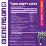 CORE NUTRITIONALS TRANSFORMERS ENERGON 20 SERVINGS - Image 4