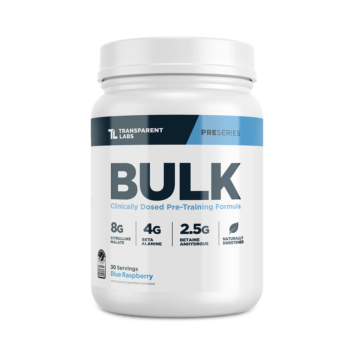TRANSPARENT LABS BULK PRE-WORKOUT 30 SERVINGS