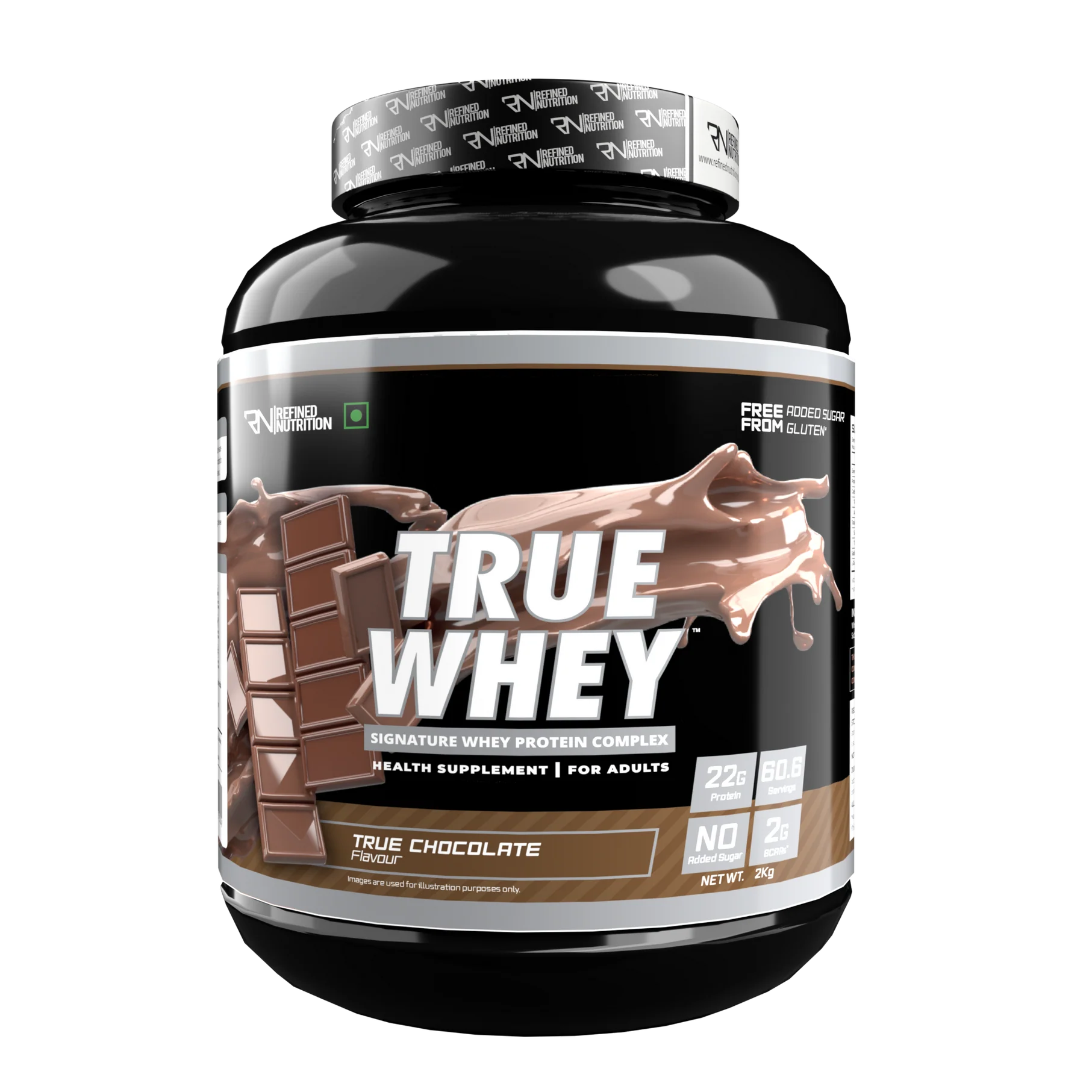 TRUEWHEY2_1813x REFINED NUTRITION WHEY PROTEIN 4.4LBS (2KG) - Image 1