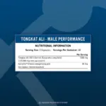 APPLIED NUTRITION ADVANCED TONGKAT ALI MALE PERFORMANCE 60 CAPSULE - Image 3