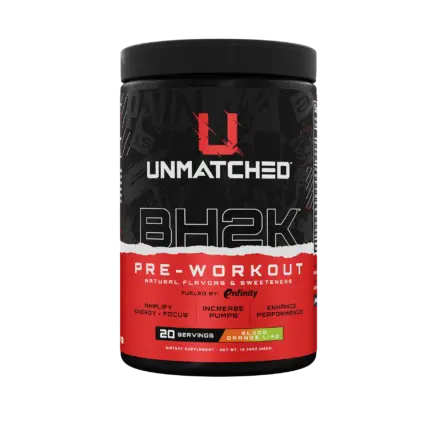 UNMATCHED SUPPS BH2K PRE-WORKOUT 20 SERVINGS