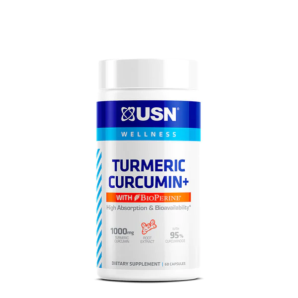 USN-CURCUMIN.webp USN HIGH ABSORPTION TURMERIC CURCUMIN+ 60 CAPSULES - Image 1
