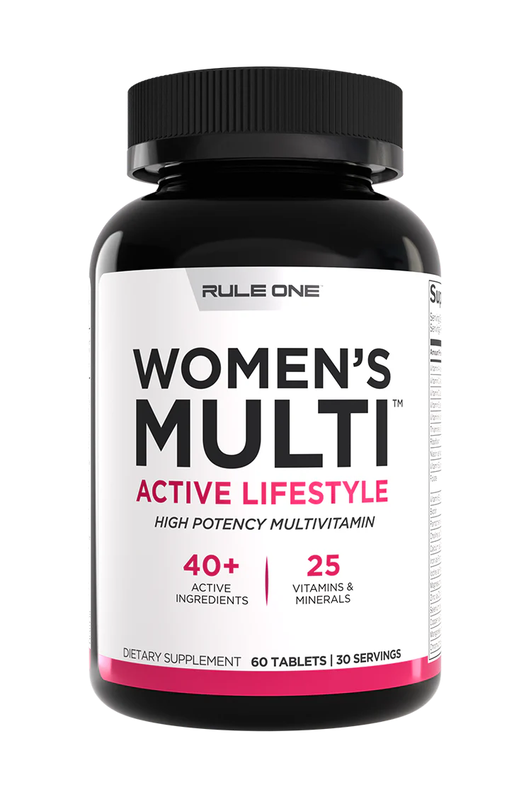 WomensMulti-1.webp RULE1 WOMEN'S MULTIVITAMIN 60 TABLETS - Image 1