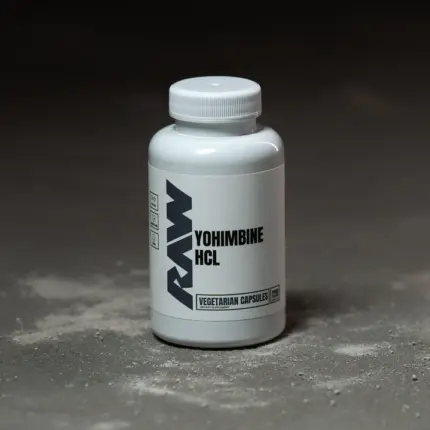 RAW NUTRITION YOHIMBINE HCL 120 VEGETARIAN CAPSULES (IMPORTED)