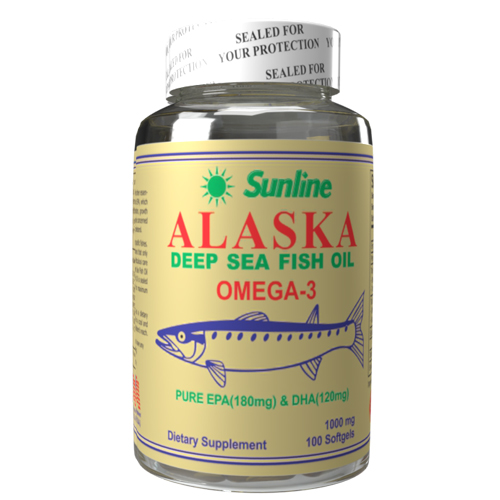 Sunline Alaska Deep Sea Fish Oil, 100 Softgels