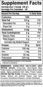 ALLMAX ISOFLEX: WHEY ISOLATE PROTEIN POWDER 5LBS - Image 3