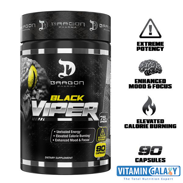 DRAGOM PHARMA BLACK VIPER 90 CAPSULES