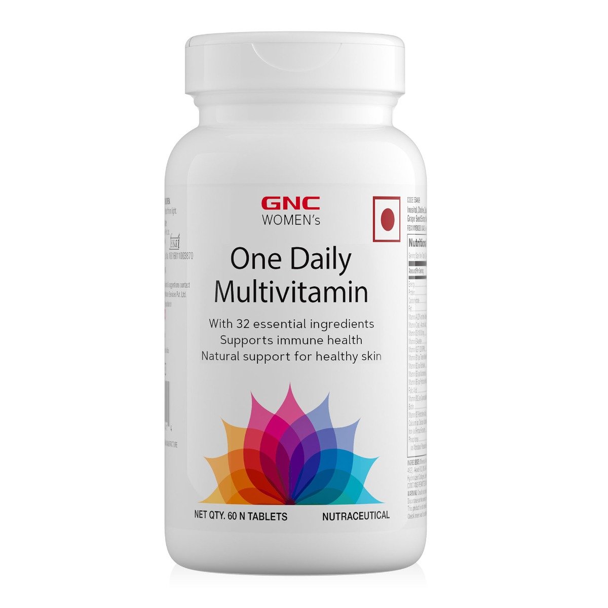 gnc-womens-multi-3.jpg GNC Women's One Daily Multivitamin - Supports Immune Health and Healthy Skin - 60 Tablets - Image 1