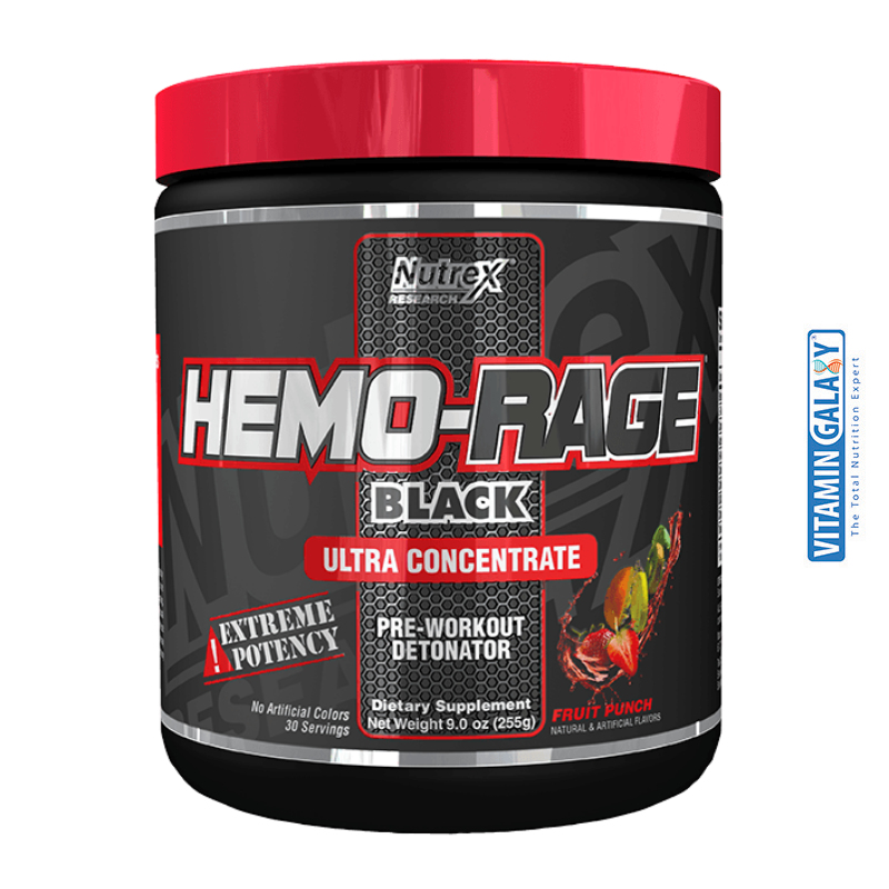 NUTREX RESEARCH HEMO - RAGE BLACK ULTRA CONCENTRATE 30 SERVINGS
