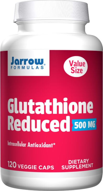 Jarrow Formula's  Glutathione Reduced 120 Veg Caps 500 Mg