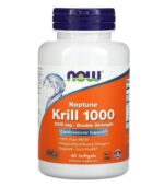 NOW FOOD KRILL 1000 MG 60 SOFTGELS