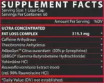NUTREX RESEARCH LIPO6 BLACK ULTRA CONCENTRATE 60 CAPASULES - Image 2