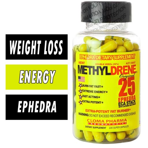 Cloma Pharma Methyldrene 25 Fat Burner, 100 Capsules