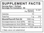 Muscle Pharm Fish Oil Supplement, 90 Count - Image 3