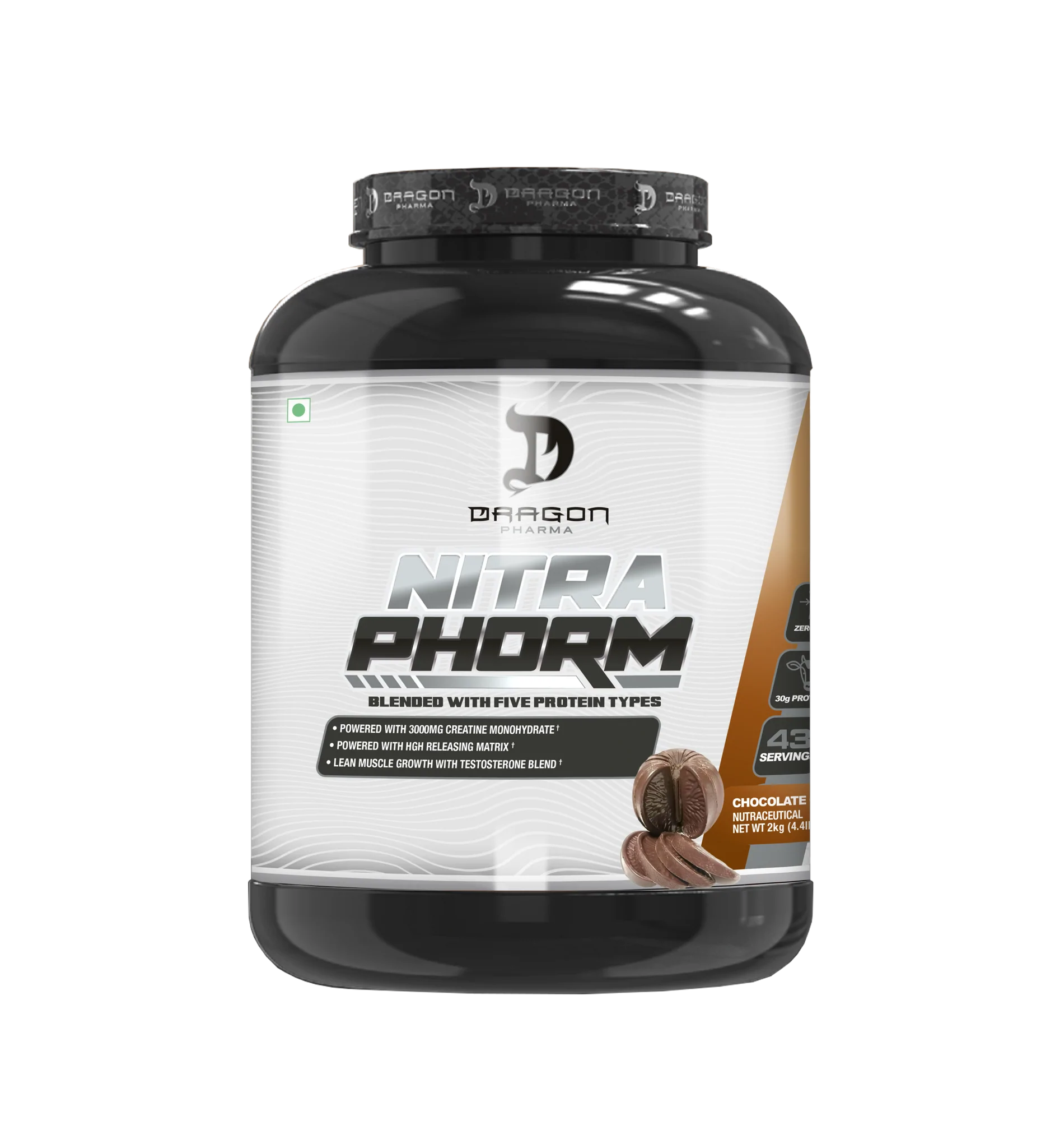 nitraphorm-1.webp DRAGON PHARMA NITRAPHORM 2KG - ULTIMATE MUSCLE GAINING PROTEIN - Image 1