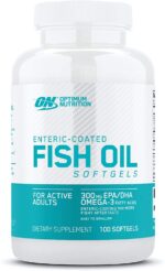 Optimum Nutrition Omega 3 Fish Oil, 300MG, Brain Support Supplement, 100 Softgels