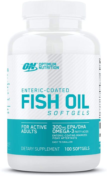 Optimum Nutrition Omega 3 Fish Oil, 300MG, Brain Support Supplement, 100 Softgels