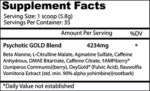 Insane Labz Psychotic Gold (Pre-Workout, 35 Servings) - Image 5