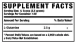 RONNIE COLEMAN GLUTAMINE XS 120 SERVINGS - Image 2