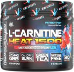 Vmi Sports L-Carnitine 1500 Heat  | Stimulant Free Thermogenic Metabolic Support  | 1500mg L-Carnitine | Convenient Liquid or Powder (30 Servings )
