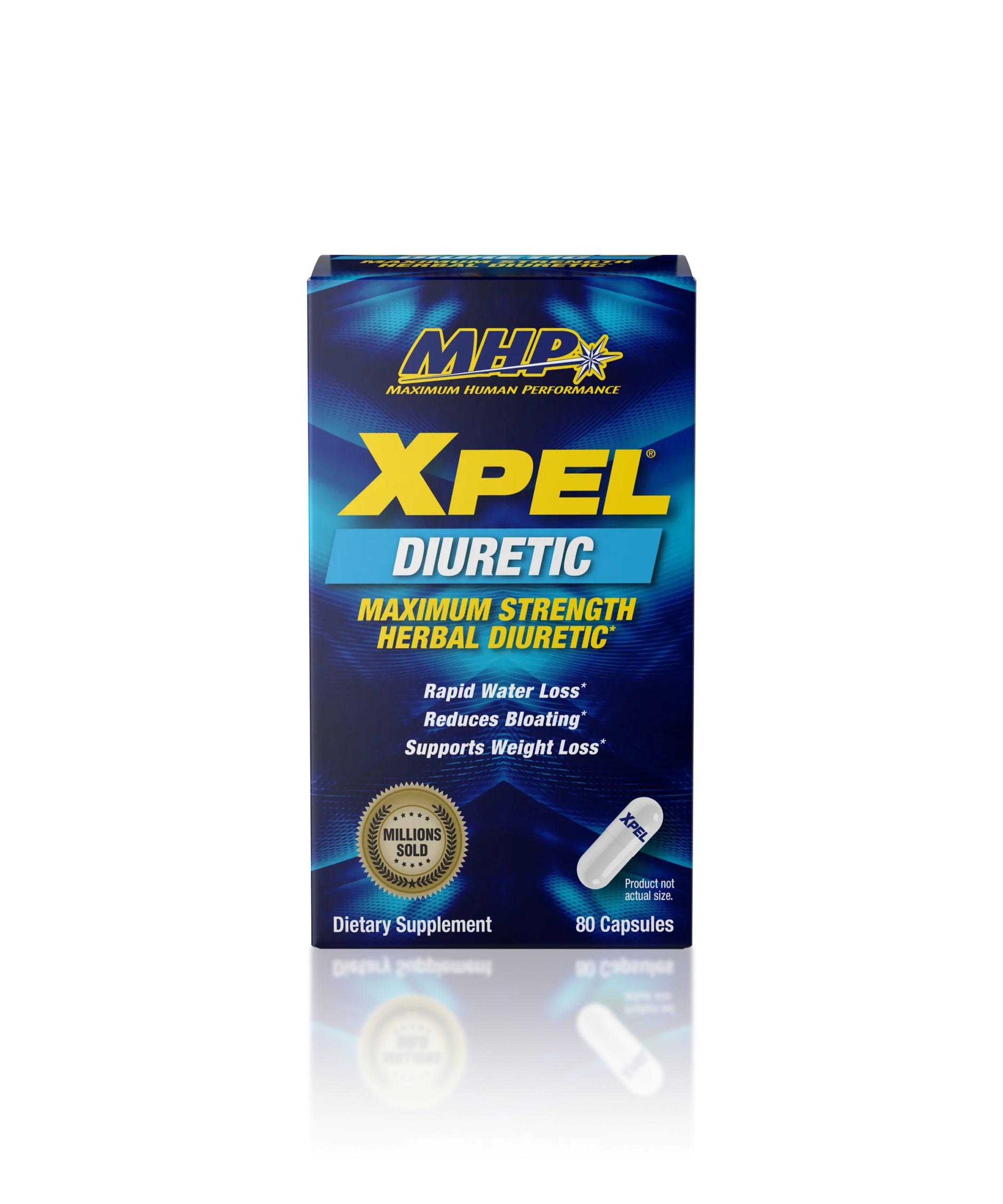 MHP XPEL HERBAL DIURETIC 80 CAPSULES