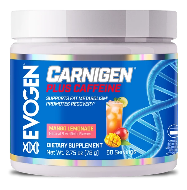 Carnigennewbluelabelmangolemonade EVOGEN Carnigen Plus Carnitine Powder - Image 1