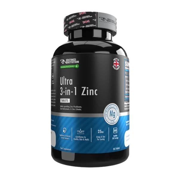 REFINEDNUTRITIONULTRA3-IN-1ZINC REFINED NUTRITION ULTRA 3-IN-1 ZINC 365 TABLETS - Image 1