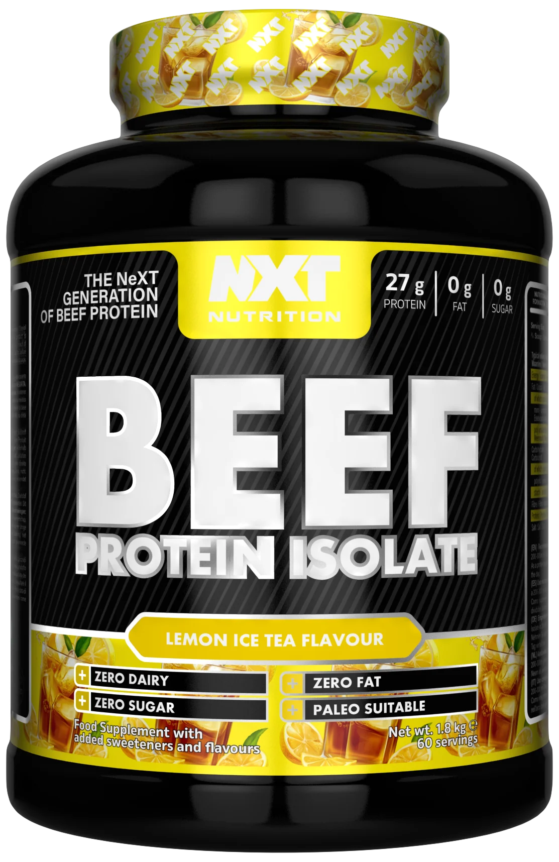 beef_protein_1_8kg_lemon_ice_tea NXT NUTRITION BEEF PROTEIN ISOLATE 1.8KG - Image 1